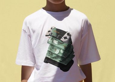 Mayoral παιδικό T-shirt με print Regular Fit - 6033-S26 Λευκό - MAYORAL - 