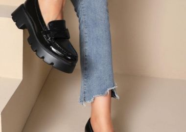 ΜΑΥΡΑ LOAFERS - MARIALENA - fashionroom - 