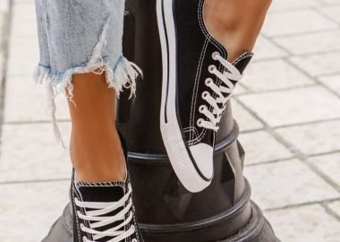 ΜΑΥΡΑ ΠΑΝΙΝΑ ΠΑΠΟΥΤΣΙΑ - SUPER BLACK - sense-shop - 