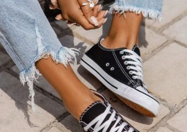 ΜΑΥΡΑ ΠΑΝΙΝΑ ΠΑΠΟΥΤΣΙΑ - SUPER BLACK - fashionroom - 