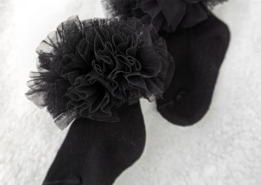 ΜΑΥΡΑ ΤΟΥΛΙΝΑ ΚΑΛΤΣΑΚΙΑ - TUTU SOCKS -  - 