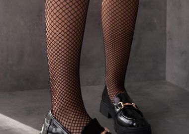 ΜΑΥΡΕΣ ΔΙΧΤΥΩΤΕΣ ΚΑΛΤΣΕΣ- LACE - sense-shop - 