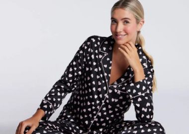 ΜΑΥΡΕΣ ΣΑΤΕΝ ΠΥΤΖΑΜΕΣ - ERSIE - fashionroom - 