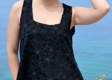 ΜΑΥΡΗ ΑΜΑΝΙΚΗ ΜΠΛΟΥΖΑ ΔΑΝΤΕΛΑ - Anna Raxevsky - 