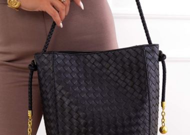 ΜΑΥΡΗ ΔΕΡΜΑΤΙΝΗ ΤΣΑΝΤΑ - FERNALIA - sense-shop - 