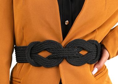 ΜΑΥΡΗ ΖΩΝΗ - KNOT BRAID - sense-shop - 