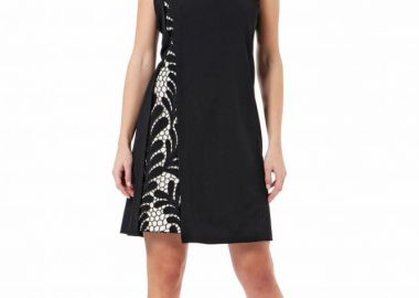 ΜΑΥΡΟ ΑΜΑΝΙΚΟ ΦΟΡΕΜΑ ΜΕ ΔΑΝΤΕΛΑ - Anna Raxevsky - 