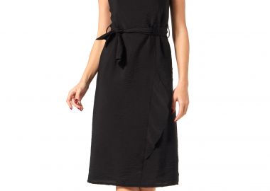 ΜΑΥΡΟ ΑΜΑΝΙΚΟ ΦΟΡΕΜΑ ΜΕ ΖΩΝΗ - Anna Raxevsky - 