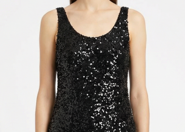 ΜΑΥΡΟ ΑΜΑΝΙΚΟ ΤΟΠ ΜΕ ΠΑΓΙΕΤΑ - Anna Raxevsky - 