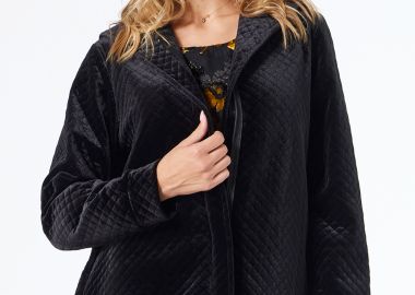 ΜΑΥΡΟ ΒΕΛΟΥΔΙΝΟ ΚΑΠΙΤΟΝΕ ΜΠΟΥΦΑΝ - Anna Raxevsky - 