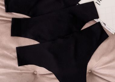 ΜΑΥΡΟ BRAZIL LASER CUT - PACK 3 - fashionroom - 