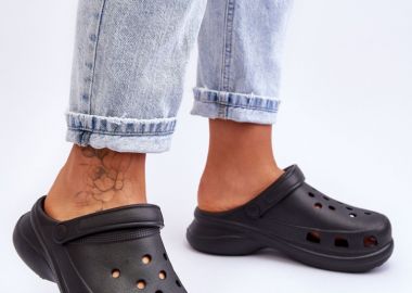 ΜΑΥΡΟ CLOGS - CORONA - sense-shop - 