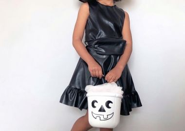 ΜΑΥΡΟ ΔΕΡΜΑΤΙΝΟ ΦΟΡΕΜΑ- FIONA -  - 