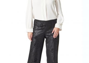 ΜΑΥΡΟ ΔΕΡΜΑΤΙΝΟ ΣΟΥΕΝΤ ΠΑΝΤΕΛΟΝΙ - Anna Raxevsky - 