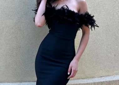 ΜΑΥΡΟ ΦΟΡΕΜΑ BANDAGE - PRISON - fashionroom - 