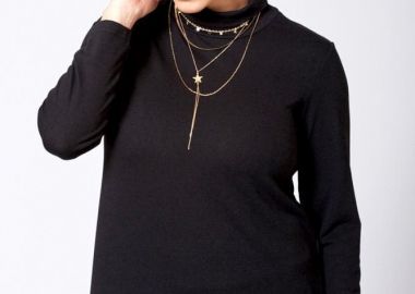 ΜΑΥΡΟ ΠΛΕΚΤΟ ΖΙΒΑΓΚΟ - Anna Raxevsky - 