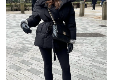 ΜΑΥΡΟ PUFFER ΜΠΟΥΦΑΝ - VERGEL - sense-shop - 