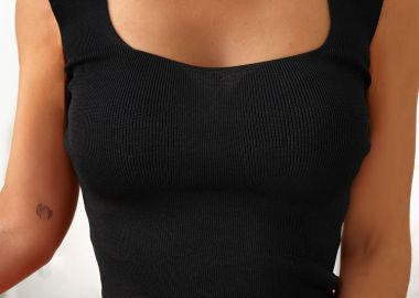 ΜΑΥΡΟ ΡΙΠ ΤΟΠ-REMI - fashionroom - 