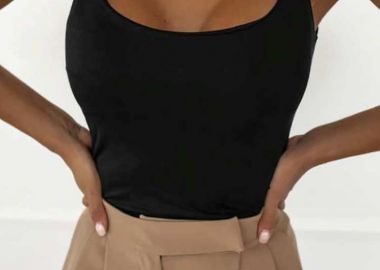 ΜΑΥΡΟ ΤΟΠ- LENINA - sense-shop - 