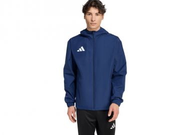 Men's adidas Entrada 26 All Weather Jacket Navy Blue JZ9102 - adidas performance - 