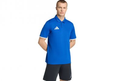 Men's adidas Entrada 26 Polo Tshirt blue JZ6665 - adidas performance - 