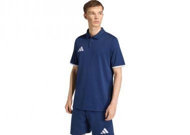 Men's adidas Entrada 26 Polo Tshirt navy blue JZ6663 - adidas performance - 