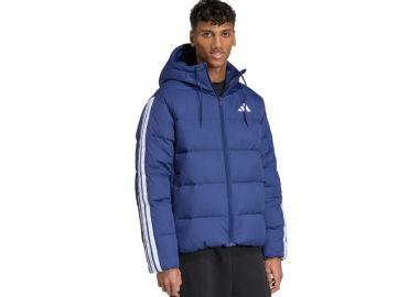 Men's adidas Ess 3S PD HD J jacket navy blue JX7799 - adidas performance - 