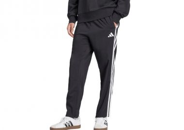 Men's adidas Essentials 3Stripes Stanford Open Hem Pants Black JC8491 - adidas performance - 