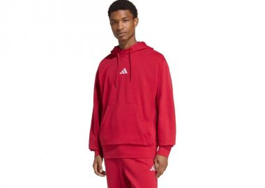 Men's adidas Essentials Feelcozy Hoodie red KC0907 - adidas performance - 