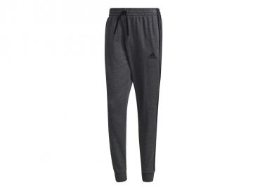 Men's adidas Essentials French Terry Tapered Cuff 3Stripes Pants grey H12256 - adidas performance - 