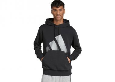 Men's adidas Holiday 3S Hoodie Black JM1698 - adidas performance - 