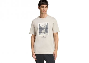 Men's adidas Outdoor Kayaking Graphic Tshirt beige KB2541 - adidas performance - 