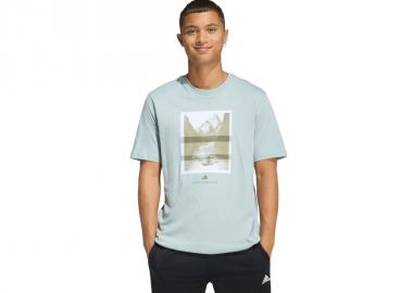 Men's adidas Outdoor Kayaking Graphic Tshirt mint KG5409 - adidas performance - 