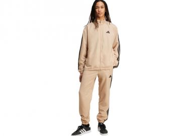 Men's adidas Sportswear Basic 3Stripes Woven Tracksuit Beige JX3149 - adidas performance - 