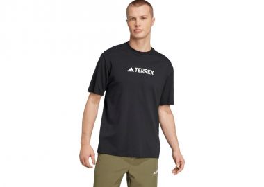 Men's adidas Terrex Classic Logo Tshirt black JF9143 - adidas performance - 