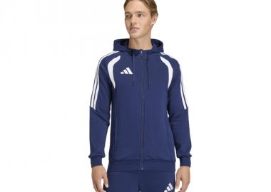 Men's adidas Tiro 26 League Sweat Full Zip Hoodie Navy Blue KF3320 - adidas performance - 