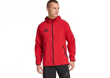 Men's adidas Tiro 26 Travel Windbreaker Jacket Red KD3337 - adidas performance - 