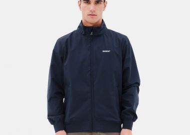 MEN'S CLASSIC LIGHTWEIGHT BOMBER JACKET ΜΠΛΕ - BASEHIT - 