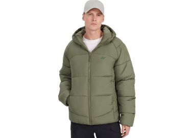 Men's down jacket 4F M0708 khaki 4FRAW25TDJAM0708 43S - 4f - 