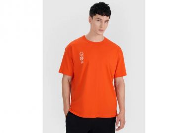 Men's oversize printed Tshirt 4F 4FRSS25TTSHM265270S - 4f - 