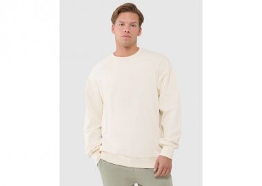 Men's oversize sweatshirt without zipper without hood 4F 4FWSS25TSWSM153680S12S - 4f - 