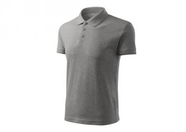 Men's Pique Polo Free Polo Shirt Dark Grey Melange - Malfini - 
