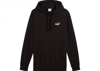 Men's Puma ESS 2 Color Small No 1 Logo Hoodie Black 684719 01 - Puma - 
