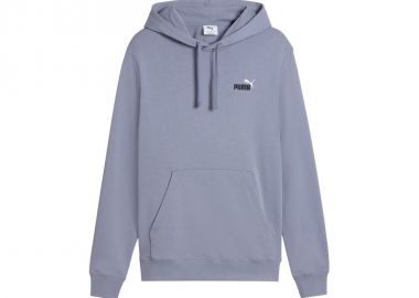 Men's Puma ESS 2 Color Small No 1 Logo Hoodie Gray 684719 65 - Puma - 