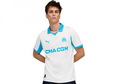 Men's Puma Olympique Marseille Home Jersey Replica white 779801 01 - Puma - 