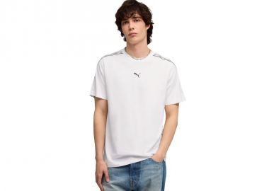 Men's Puma Tape Tee white 691693 02 - Puma - 