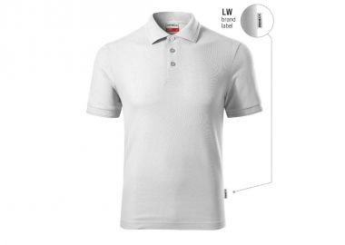 Men's Reserve Polo Shirt White brand label - Malfini - 