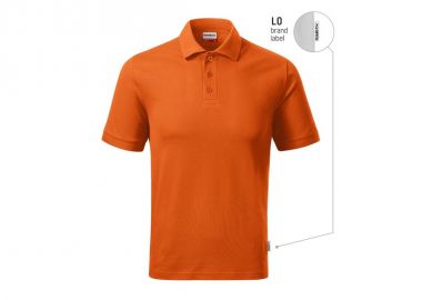 Men's Resist Heavy Polo Shirt Orange 11 brand label - Malfini - 