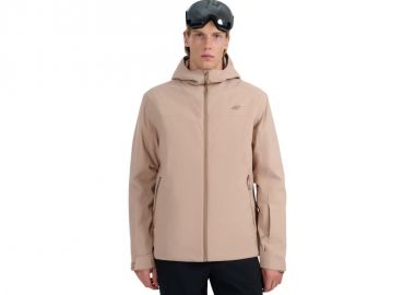 Men's ski jacket 4F M0787 beige 4FWAW25TTJAM0787 83S - 4f - 