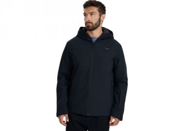 Men's ski jacket 4F M0787 deep black 4FWAW25TTJAM0787 20S - 4f - 